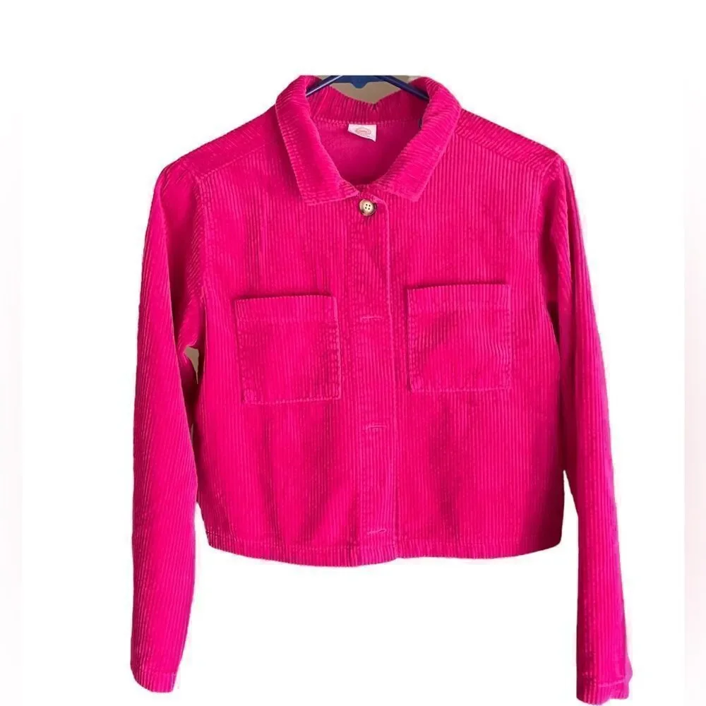 Wonder Nation Kids l Hot Pink Corduroy Jacket l XL (14-16) l EUC